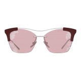 Prada - Prada Collection - Occhiali Cat Eye Acciaio - Prada Collection - Occhiali da Sole - Prada Eyewear