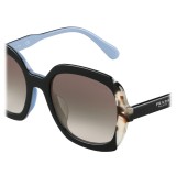 Prada - Prada Collection - Black Astral Talc Tortoise Square Sunglasses - Alternative Fit - Sunglasses - Prada Eyewear