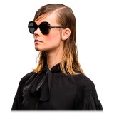 Prada - Prada Collection - Black Soleil Astral Turtle Square Sunglasses - Alternative Fit - Sunglasses - Prada Eyewear