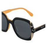 Prada - Prada Collection - Occhiali Quadrati Nero Soleil Tartaruga Astrale - Alternative Fit - Occhiali da Sole - Prada Eyewear