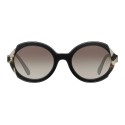 Prada - Prada Collection - Occhiali Rotondi Nero Astrale Tartaruga Talco - Alternative Fit - Occhiali da Sole - Prada Eyewear