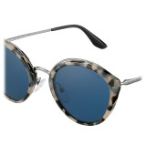 Prada - Prada Collection - Astral Turtle Round Cat Eye Sunglasses - Prada Collection - Sunglasses - Prada Eyewear