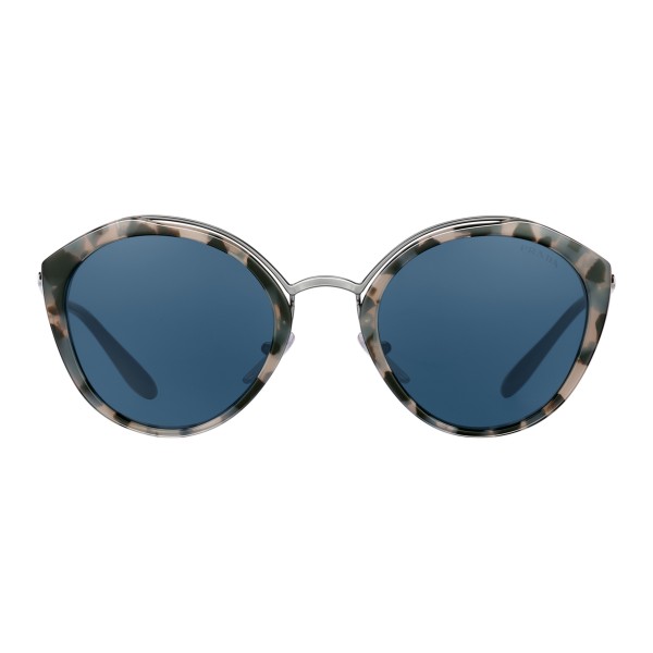 Prada - Prada Collection - Astral Turtle Round Cat Eye Sunglasses - Prada Collection - Sunglasses - Prada Eyewear