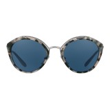 Prada - Prada Collection - Astral Turtle Round Cat Eye Sunglasses - Prada Collection - Sunglasses - Prada Eyewear