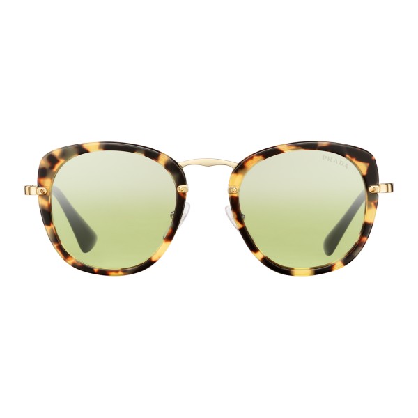 Prada - Prada Wanderer - Tortoise Medium Square Sunglasses - Prada Wanderer Collection - Sunglasses - Prada Eyewear