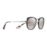 Prada - Prada Wanderer - Occhiali Quadrati Ardesia Trasparente - Prada Wanderer Collection - Occhiali da Sole - Prada Eyewear