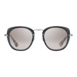 Prada - Prada Wanderer - Occhiali Quadrati Ardesia Trasparente - Prada Wanderer Collection - Occhiali da Sole - Prada Eyewear