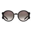 Prada - Prada Tapestry - Occhiali Rotondi in Nero - Prada Tapestry Collection - Occhiali da Sole - Prada Eyewear