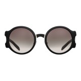 Prada - Prada Tapestry - Occhiali Rotondi in Nero - Prada Tapestry Collection - Occhiali da Sole - Prada Eyewear