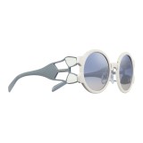 Prada - Prada Tapestry - Talc Round Sunglasses - Prada Tapestry Collection - Sunglasses - Prada Eyewear