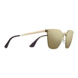 Prada - Prada Cinéma - Pale Gold Irregular Cat Eye Sunglasses - Prada Cinéma Collection - Sunglasses - Prada Eyewear