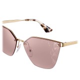 Prada - Prada Cinéma - Dark Gold Irregular Cat Eye Sunglasses - Prada Cinéma Collection - Sunglasses - Prada Eyewear