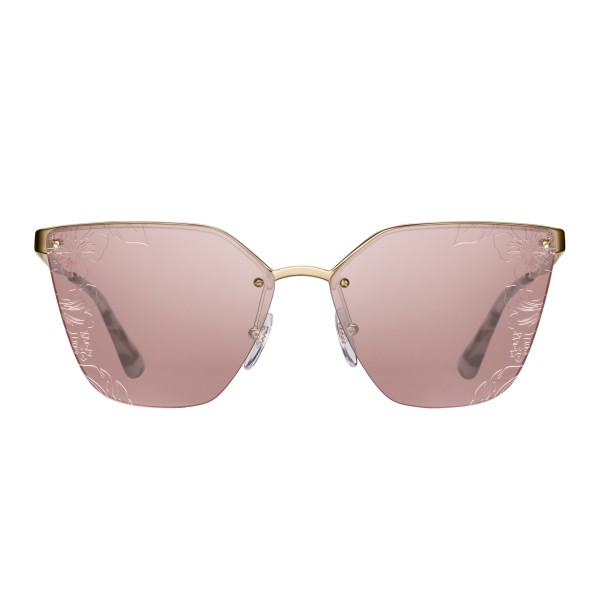 Prada - Prada Cinéma - Dark Gold Irregular Cat Eye Sunglasses - Prada Cinéma Collection - Sunglasses - Prada Eyewear