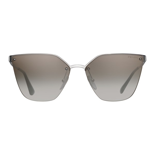 Prada - Prada Cinéma - Steel Irregular Cat Eye Sunglasses - Prada Cinéma Collection - Sunglasses - Prada Eyewear
