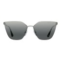 Prada - Prada Cinéma - Dark Steel Irregular Cat Eye Sunglasses - Prada Cinéma Collection - Sunglasses - Prada Eyewear