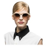 Prada - Prada Cinéma - Horn and Pumice Cat Eye Sunglasses - Prada Cinéma Collection - Sunglasses - Prada Eyewear