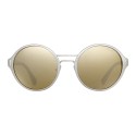 Prada - Prada Mod - Matt Steel Round Sunglasses - Prada Mod Collection - Sunglasses - Prada Eyewear