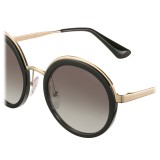 Prada - Prada Cinéma - Black Round Sunglasses - Prada Cinéma Collection - Sunglasses - Prada Eyewear