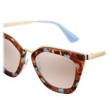 Prada - Prada Cinéma - Striated Astal Cat Eye Bold Sunglasses - Prada Cinéma Collection - Sunglasses - Prada Eyewear