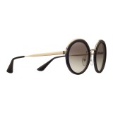 Prada - Prada Cinéma - Black Round Sunglasses - Prada Cinéma Collection - Sunglasses - Prada Eyewear