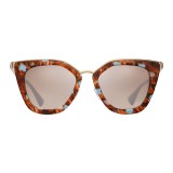 Prada - Prada Cinéma - Striated Astal Cat Eye Bold Sunglasses - Prada Cinéma Collection - Sunglasses - Prada Eyewear