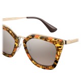 Prada - Prada Cinéma - Striated Papaya Cat Eye Bold Sunglasses - Prada Cinéma Collection - Sunglasses - Prada Eyewear