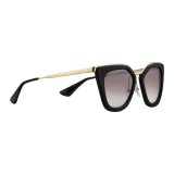 Prada - Prada Cinéma - Black Cat Eye Bold Sunglasses - Prada Cinéma Collection - Sunglasses - Prada Eyewear