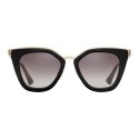 Prada - Prada Cinéma - Black Cat Eye Bold Sunglasses - Prada Cinéma Collection - Sunglasses - Prada Eyewear