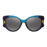 Prada - Prada Tapestry - Violet Velvet Cat Eye Sunglasses - Prada Tapestry Collection - Sunglasses - Prada Eyewear