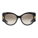 Prada - Prada Tapestry - Black Velvet Cat Eye Sunglasses - Prada Tapestry Collection - Sunglasses - Prada Eyewear