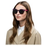 Prada - Prada Tapestry - Amarena Round Pop Sunglasses - Prada Tapestry Collection - Sunglasses - Prada Eyewear