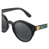 Prada - Prada Tapestry - Black Round Pop Sunglasses - Prada Tapestry Collection - Sunglasses - Prada Eyewear