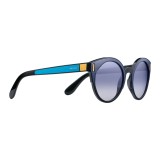 Prada - Prada Tapestry - Light Blue Round Pop Sunglasses - Prada Tapestry Collection - Sunglasses - Prada Eyewear