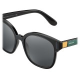 Prada - Prada Tapestry - Black Square Pop Sunglasses - Prada Tapestry Collection - Sunglasses - Prada Eyewear