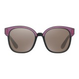 Prada - Prada Tapestry - Amarena Square Pop Sunglasses - Prada Tapestry Collection - Sunglasses - Prada Eyewear