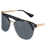 Prada - Prada Ornate - Occhiali Cat Eye Nero - Prada Ornate Collection - Occhiali da Sole - Prada Eyewear