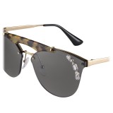 Prada - Prada Ornate - Occhiali Cat Eye Tartaruga - Prada Ornate Collection - Occhiali da Sole - Prada Eyewear