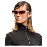 Prada - Prada Hide - Opal Cerise Cat Eye Sunglasses - Prada Hide Collection - Sunglasses - Prada Eyewear