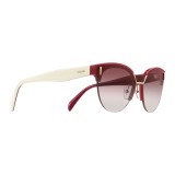 Prada - Prada Hide - Opal Cerise Cat Eye Sunglasses - Prada Hide Collection - Sunglasses - Prada Eyewear