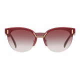 Prada - Prada Hide - Occhiali Cat Eye Cerise Opalino - Prada Hide Collection - Occhiali da Sole - Prada Eyewear