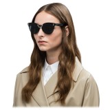 Prada - Prada Hide - Black Cat Eye Sunglasses - Prada Hide Collection - Sunglasses - Prada Eyewear