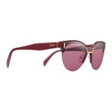 Prada - Prada Hide - Bordeaux Cat Eye Sunglasses - Prada Hide Collection - Sunglasses - Prada Eyewear