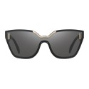 Prada - Prada Hide - Black Cat Eye Unique Sunglasses - Prada Hide Collection - Sunglasses - Prada Eyewear