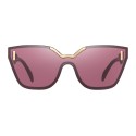 Prada - Prada Hide - Bordeaux Cat Eye Unique Sunglasses - Prada Hide Collection - Sunglasses - Prada Eyewear