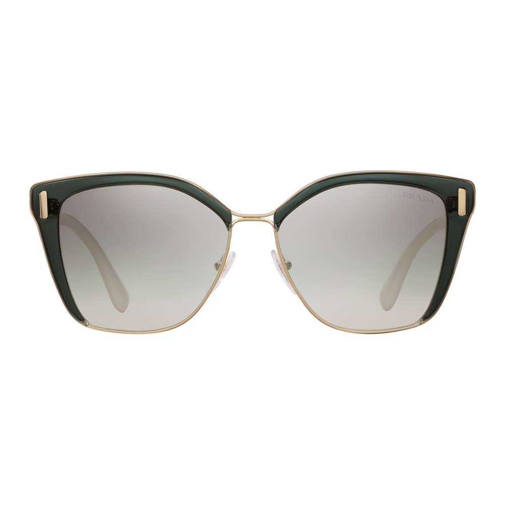 Prada - Prada Mod - Cocoa Crystal and Pale Gold Cat Eye Sunglasses - Prada  Mod Collection - Sunglasses - Prada Eyewear - Avvenice