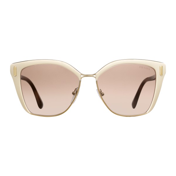 Prada - Prada Mod - Occhiali Cat Eye in Sabbia - Prada Mod Collection - Occhiali da Sole - Prada Eyewear