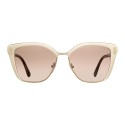 Prada - Prada Mod - Occhiali Cat Eye in Sabbia - Prada Mod Collection - Occhiali da Sole - Prada Eyewear