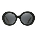 Prada - Prada Minimal Baroque - Black Round Sunglasses - Prada Collection - Sunglasses - Prada Eyewear