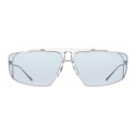 Prada - Prada Runway - Steel Square Top Bar Sunglasses - Prada Runway Collection - Sunglasses - Prada Eyewear