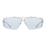 Prada - Prada Runway - Steel Square Top Bar Sunglasses - Prada Runway Collection - Sunglasses - Prada Eyewear